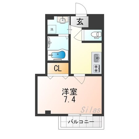 放出駅 徒歩3分 1階の物件間取画像